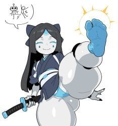 robot_kimono_(chengchezhiice), bingbingzi, chengchezhiice, 1girls, anger_vein