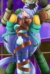 nejire_hado, nejire_hado_(hero_outfit), video_man, boku_no_hero_academia, mega_man