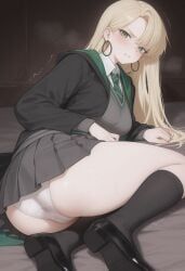 draco_malfoy, draco_malfoy_(redteneri), harry_potter_(series), dmk_meow, 1girl