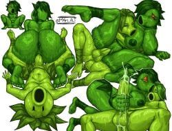peablaze_(leafpaw), peashooter_(pvz), electronic_arts, plants_vs._zombies, plants_vs_zombies