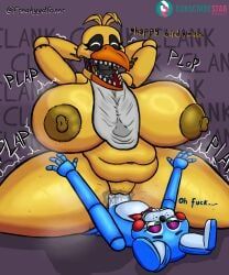 bonnie_(fnaf), chica_(fnaf), toy_bonnie_(fnaf), withered_chica_(fnaf), five_nights_at_freddy's