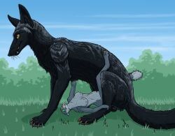 renaud_(character), strega, abdominal_bulge, ambiguous_penetration, anthro