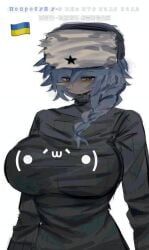 ukraine_(countryhumans), countryhumans, countryhumans_girl, 1girl, 1girls