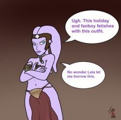 original_character, phalix_(blindpeacockdraws), princess_leia_organa, slave_leia, slave_leia_(cosplay)