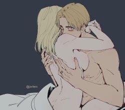 annie_leonhardt, armin_arlert, attack_on_titan, shingeki_no_kyojin, 1boy