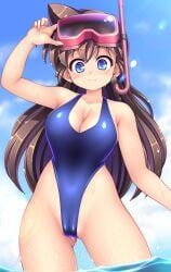 ran_mouri, detective_conan, shounen_sunday, chabo_(fuketsudan), beach