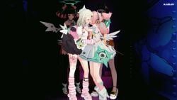 aria_(zenless_zone_zero), aria_(zenless_zone_zero)_(human_form), belle_(summer_skies)_(zenless_zone_zero), belle_(zenless_zone_zero), nangong_yu_(zenless_zone_zero)