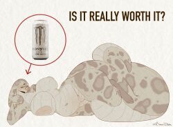 monster_energy, bunnydoart, anthro, areola, belly
