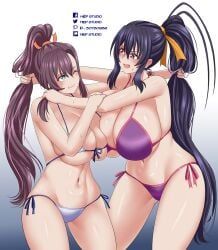 akeno_himejima, amaya_haruko, high_school_dxd, maken-ki!, hiep_studio