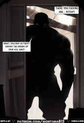 attack_on_titan, montana812, abs, aggressive, angry_expression