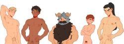 chilchuck_tims, kabru, laios_touden, senshi_(dungeon_meshi), shuro_(dungeon_meshi)