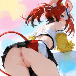hakos_baelz, hololive, hololive_english, krowenx, 1girls