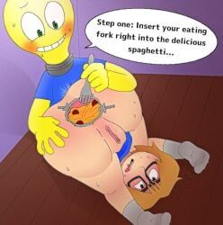 facty_(fact_attack_adventures), lightbulb_(fact_attack_adventures, fact_attack_adventures, artist_request, 2boys