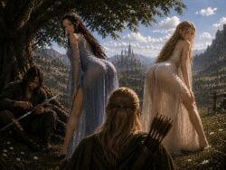 aragorn, arwen_undomiel, galadriel, legolas, lord_of_the_rings
