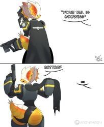 hunter-chan_(arzyparzy), hunter_(helldivers), terminid, helldivers, helldivers_2