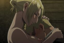 reiner_braun, shingeki_no_kyojin, 1boy, 1girl, annie_leonhart