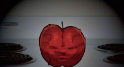annoying_orange, youtube, 1boy, apple, badly_edited