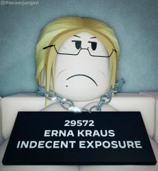erna_kraus, robloxian, roblox, panzerjungen, 1girls