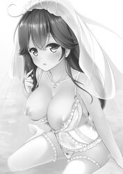 ushio, kantai_collection, chiyami, 1girls, ahoge