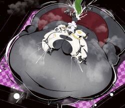 aurnxse, anthro, belly, big_belly, bodily_fluids