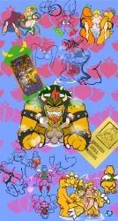 boo_(mario), bowser, bowser_jr., chargin'_chuck, koopa