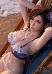 tifa_lockhart, final_fantasy, final_fantasy_vii, final_fantasy_vii_remake, billyhhyb