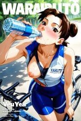 tenten, naruto_(series), faprunner78, bicycle, breasts