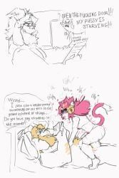 asgore_dreemurr, asgore_dreemurr_(deltarune), irritable_ghost_(deltarune), mad_mew_mew, pink_(deltarune)