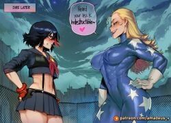 cathleen_bate, matoi_ryuuko, boku_no_hero_academia, kill_la_kill, my_hero_academia