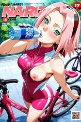 sakura_haruno, naruto, naruto_(series), faprunner78, bicycle
