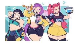 mira_(kpop_demon_hunters), rumi_(kpop_demon_hunters), zoey_(kpop_demon_hunters), kpop_demon_hunters, goodbyellow