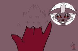 felicia_(blindpeacockdraws), hazbin_hotel_oc, helluva_boss_oc, original_characters, oro_(blindpeacockdraws)