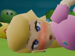 low_poly_peach, princess_peach, mario_(series), mario_golf, nintendo