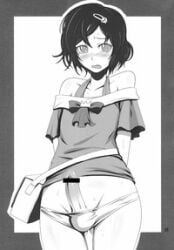 urushibara_ruka, ippo, crossdressing, erect_penis, femboy