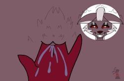 felicia_(blindpeacockdraws), hazbin_hotel_oc, helluva_boss_oc, original_characters, oro_(blindpeacockdraws)