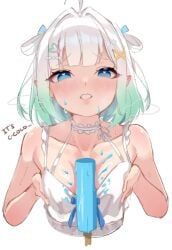 maid_mint, mint_fantome, densetsu.exe, lunarisbloom, lunarisbloom_(artist)