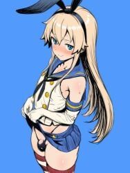 shimakaze-kun, shimakaze_(kancolle), kantai_collection, miyabikawa_sakura, 1boy
