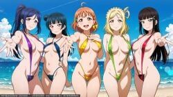kurosawa_dia, matsuura_kanan, ohara_mari, takami_chika, tsushima_yoshiko