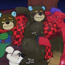 grizzly_(animal_crossing), animal_crossing, nintendo, unholyluhen, anthro