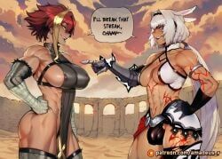 caenis_(fate), fate/grand_order, fate_(series), standoff, tensei_colosseum