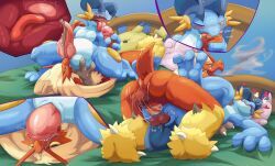 blaziken, generation_3_pokemon, pokemon_(species), swampert, nintendo