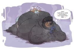 steve_jovonovich, ruffus_woofus, 2boys, accessory, anal