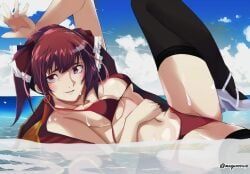 houshou_marine, hololive, 1girls, alternate_body_type, alternate_breast_size