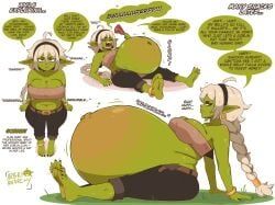 arbrianarchy, barefoot, belly_button, big_belly, big_ears