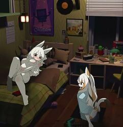 minecraft, mojang, doremifaso64, anthro, bed