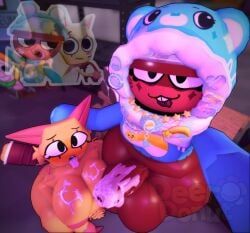 gigi_(dandy's_world), scraps_(dandy's_world), blushcrunch_studio, dandy's_world, dandys_world