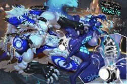 nyx_(icebounde), snowstorm_(wolfxblade), deaddomovec, 4_toes, 5_fingers