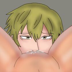 zenin_naoya, jujutsu_kaisen, naoya, blonde_hair, cunnilingus