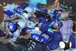 nyx_(icebounde), snowstorm_(wolfxblade), deaddomovec, 4_toes, 5_fingers