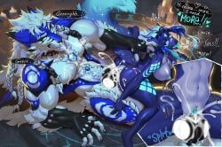 nyx_(icebounde), snowstorm_(wolfxblade), deaddomovec, 4_toes, 5_fingers